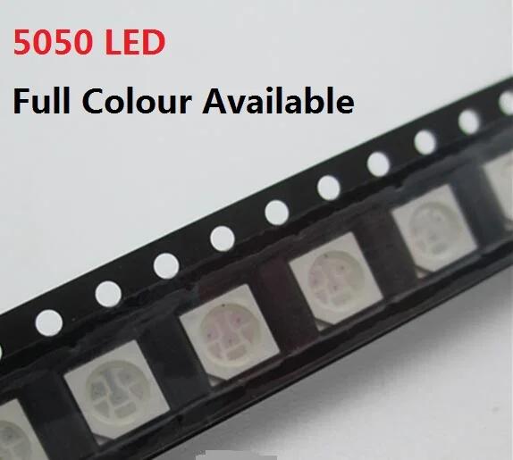 5050 SMD LED, , ο, ׸, ȭƮ, , ,  Ʈ, RGB ߱ ̿, ſ  ǰ ,  , 100 